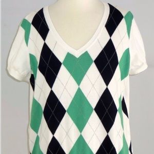 JCrew short sleeve sweater.